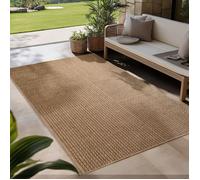 Carpetsale24 Tapis d intérieur et d extérieur Robuste, résistant aux intempéries et Facile à Entretenir, au Look Naturel en Jute, idéal pour Salon, Cuisine, terrasse, Jardin et Balcon, 120x170 cm