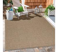 Carpetsale24 Tapis d'extérieur Naturelle, Robuste au Look Naturel de Jute, résistant aux intempéries, Convient pour terrasse, Balcon, Jardin, Salon et Cuisine Tapis 80 x 250 cm