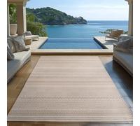 Carpetsale24 Tapis d'Extérieur Résistant aux Intempéries 240 x 340 cm Beige - Résistant aux UV, Imperméable et Léger - Idéal pour Terrasse, Balcon, Jardin, Cuisine, Salon et Salle à Manger
