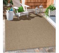 Carpetsale24 Tapis d'extérieur Naturelle, Robuste au Look Naturel de Jute, résistant aux intempéries, Convient pour terrasse, Balcon, Jardin, Salon et Cuisine Tapis 80 x 250 cm