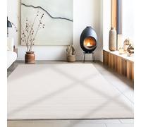 Carpetsale24 Tapis Lavable à Poils Courts 240x340 cm Crème Moderne