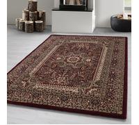 Carpetsale24 Tapis Oriental Classique Rouge 300x400 cm - Motifs Ornementaux et Floraux, Tissage Serré, Poil Court