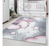 Carpetsale24 Tapis pour Enfants, Couleur Rose, Conception d'ours, 16105, Tapis Coureur, Tapis Chambre d'enfant Chambre bébé, 80 x 150 cm