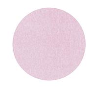 Carpetsale24 Tapis Rond Bouclé à Poils Courts, Rose, 200 cm, Tissage Plat, Résistant aux Taches, Conforme à la Norme OEKO-TEX STANDARD 100