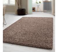Carpetsale24 Tapis Salon 160x230 cm Moderne Tapis Chambre Adulte Moka - Tapis Shaggy Poil Long Salle de Séjour Concevoir Unicolore Tapis Doux et Moelleux - Tapis Cuisine Moquette Salon