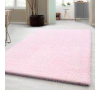 Carpetsale24 tapis Salon Moderne Chambre Adulte Rose-1 100 x 200 cm - Shaggy Poil Long Salle de Séjour Unicolore Doux et Moelleux - Tapis Cuisine Moquette Coureur