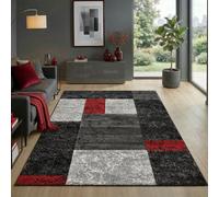 Carpetsale24 tapis Salon Moderne Doux Chambre Rouge-1 300x400 - Poils Courts - Cuisine Salle de Sejour