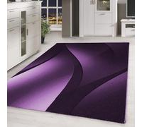 Carpetsale24 tapis Salon Moderne Lilas-3 140 x 200 cm - Tapis à Poils Courts, Conception Abstrait Doux et Moelleux - Cuisine Salle de Sejour
