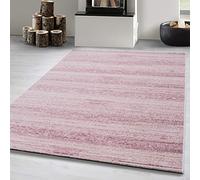 Carpetsale24 tapis Salon Moderne Rose-1 160x230 cm - Tapis à Poils Courts Unicolor Doux et Moelleux - Cuisine Salle de Sejour