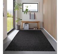 Carpetsale24 Tapis Salon Uni Anthracite Moderne Tapis pour Chambre d'enfant, Chambre à Coucher, Bureau, Couloir et Cuisine Tapis 140 x 200 cm