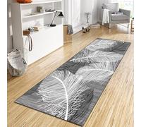 Carpette pour Couloir et Salon 66 x 280 cm Antidérapant, Couleur Unie, Élégant, Lavable, Doux, Absorbant Chambre Tapis Couloir Long pour Salon Chambre Personnalisable, B