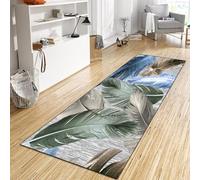 Carpette pour Couloir et Salon 66 x 340 cm Antidérapant, Couleur Unie, Élégant, Lavable, Doux, Absorbant Chambre Tapis Couloir Long pour Salon Chambre Personnalisable, C