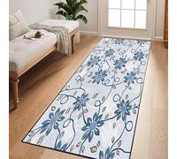 Carpette pour Couloir et Salon 70 x 245 cm Antidérapant, Couleur Unie, Élégant, Lavable, Doux, Absorbant Tapis Poil Ras Paillassons pour Cuisine Couloir Passage Chambre, C