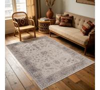 Carpettex Tapis 280x370 cm Beige Vintage Oriental Lavable Antidérapant