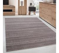 Carpettex Tapis Couloir 80x150 cm Beige Uni Poils Courts Doux