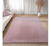 Carpettex Tapis Runner Rose 60x100 cm Lavable Tapis à Poils Courts, Antidérapant et Doux, pour Chambre, Cuisine et Couloir