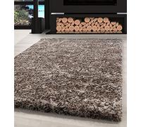 Carpettex Teppich Tapis Shaggy à Poil Long Design mélangé, Tapis à Poil Long de Style Vintage pour Le Salon, Couleur: Beige, Taille: 200 x 290 cm