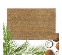 Carpido Paillasson Coco 40x60 cm très résistant - 16mm Tapis Coco Naturel antibactérien - paillasson paillasson Anti-salissures écologique