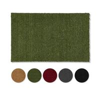 Carpido Paillasson Coco antidérapant - Tapis pour l'extérieur Couvert Resistant - Fibre Naturelle Durable - 100% Coco 80x100 cm Vert