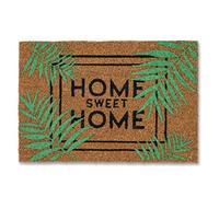 Carpido Paillasson Coco HSH Palmiers 40x60 cm - paillasson d'entrée antibactérien - paillasson Coco avec Dos en Vinyle - matériau Naturel - 100% Coco