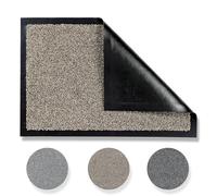 Carpido Paillasson de Haute qualité Intérieur & Extérieur - Marron - 40 x 60 cm - Tapis de propreté antidérapant résistant aux intempéries - Chemin de Passage résistant Entrée, Couloir