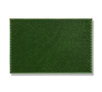 Carpido Paillasson de Jardin résistant aux intempéries - Vert 40x60 cm - Tapis Anti-salissures d'extérieur - Paillasson d'extérieur en Caoutchouc antidérapant