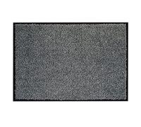 Carpido Paillasson gris - Tapis d'entrée intérieur - 90 x 250 cm - Tapis de couloir antidérapant - Décoration de salon - Tapis de porte
