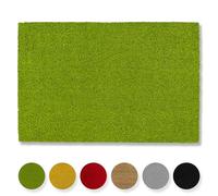 Carpido Tapis de Coco antidérapant - 40 x 60 cm Vert - Fibre Naturelle Durable pour l'extérieur Couvert - Tapis de Sol 100% Coco - Tapis de Porte antibactérien