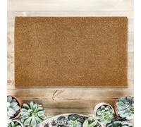 Carpido Tapis de Coco antidérapant - 50 x 150 cm 30mm Naturel - Tapis de Chaussures pour l'intérieur et l'extérieur Couvert - 100% Coco paillasson entrée