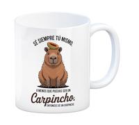 Carpincho Tasse - Soyez toujours vous-même. Sauf si vous pouvez être un menuchier. Alors soyez un menuchier. - Illustration humoristique, design contemporain. Cadeau drôle pour les amis de la famille