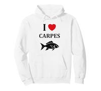 Carpiste Humour Carpe Poisson Amour i Love Carpes Sweat à Capuche