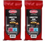 Carplan Auto Pratic 24 Lingettes Nettoyantes Cuir Parfumées Miel (Lot de 2)