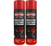 Carplan Auto Pratic Rénovateur Plastiques Extérieurs, 400 ML (Lot de 2)