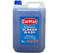 CarPlan Liquide Lave-Glace All Seasons 5 L - Nettoyant pour Pare-Brise utilisable Toute l'année, élimine la saleté et Les Traces de Route pour Une visibilité optimale