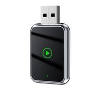 Carplay Adaptateur sans Fil pour Mitsubishi Eclipse Cross 2017-2025 2026 Compact SUV, Plug and Play Dongle Convertir Le Filaire en sans Fil 2 en 1 Convertisseur CarPlay,B-Silver