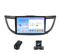 Carplay & Android Auto Autoradio pour Honda CRV CR-V 4 RM RE 2011-2018, 10 Pouces HD écran Tactile Bluetooth/FM/AM/Radio RDS/4GLTE WiFi/SWC/Navigation GPS DSP(M500S)