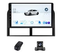 CarPlay Android Auto Autoradio pour Jeep Grand Cherokee II WJ 1998-2004, avec 9 Pouces sans Fil Bluetooth/FM/Navigation GPS/Vidéo 1080P/Contrôle du Volant WiFi + Caméra de Recul(X2)
