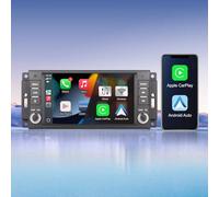 Carplay/Android Auto Autoradio pour Jeep Wrangler JK Dodge Ram/Cherokee/Chrysler 300C/Chevrolet Bluetooth/FM/AM RDS