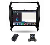 Carplay & Android Auto Autoradio pour Toyota Camry 7 XV 2012-2014 US Edition, 10 Pouces HD écran Tactile Bluetooth/FM/AM/Radio RDS/4GLTE WiFi/SWC/Navigation GPS DSP+AHD(M90S)