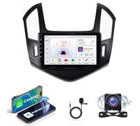 CarPlay & Android Autoradio sans fil pour Chevrolet Cruze 2012-2015 | Écran tactile 14 Navigation avec GPS, 4G LTE/WiFi, Bluetooth, caméra de recul | Plug & Play