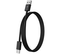 Carplay Câble Charge Tressé Pour Iphone 16 16e 15,3a 18w 1m Tressé Carplay Câble Usb A Vers Usb C Pour Apple Carplay & Android Auto,Chargeur Voiture Données Pour Samsung A16 A06 A56 Pixel 9a 8,Noir