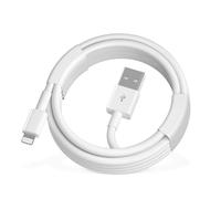 Carplay Câble de chargeur de voiture de 1 m, câble USB A vers Lightning compatible avec Apple iPhone 14 13 12 11 Pro Max XR XS 8 7 6 Plus SE iPad, une pièce
