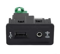 CarPlay Media Commutateur USB AUX pour 7 MK7 pour Passat B8 avec 5Q0035726E Faisceau de câble d'interface audio de rechange OEM en noir (USB + interrupteur AUX)