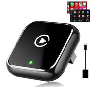 CarPlay sans Fil 2 en 1 pour Apple CarPlay/Android Auto,Mini Adaptateur sans Fil pour iPhone/Android et Plus de 927+ Voitures,Bluetooth 5.3 et WiFi 6,sans décalage,Plug and Play,Connexion Automatique