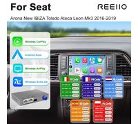 Carplay sans fil Android Auto pour Seat Leon Mk3 5F 2013-2019 Golf7 Arona IBIZA avec MIB Ateca Support OEM caméra de rechange FOR VW seat