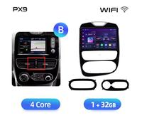 CarPlay sans fil pour Apple Android 13 Auto Radio pour Renault Clio 4 2012 2013 2014-2016 écran multimédia stéréo GPS