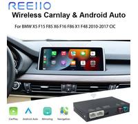 CarPlay sans fil pour BMW X5 F15 F85, X6 F16 F86 et X1 F48 (2010-2017) CIC avec Android Auto, Mirror Link et AirPlay.