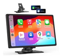 CarPlay Voiture 9": Écran IPS HD Lumineux,Visibilité Claire Jour & Nuit.sans Fil Apple CarPlay & Android Auto,Bluetooth & WiFi 5GHz, Navigation GPS,Installation Facile,Caméra de Recul (Option)