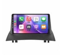 Carplay Voiture Carplay & Android Auto Voiture pour Renault Megane2 2002-2009 Écran Tactile HD/Bluetooth 5.0/Caméra de Recul, 4 Nuclear 4G+64G