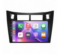 Carplay Voiture pour BMW E46 3 Series 1998-2006 avec Mirror Link/Siri/GPS/Contrôle Vocal/Aux Contrôle Vocal, Mirror Link, USB Type-C Autoradio Multimédia, 4 Nuclear 1G+16G